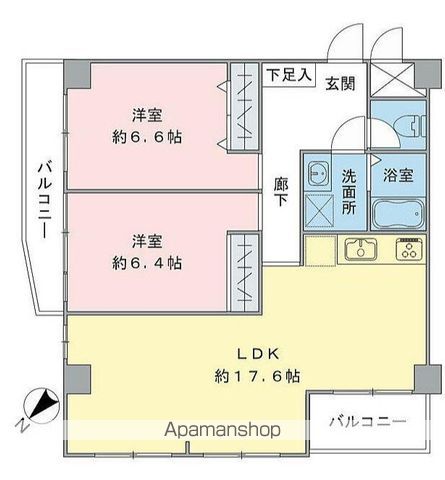 【ネオハイツ楠町の間取り】