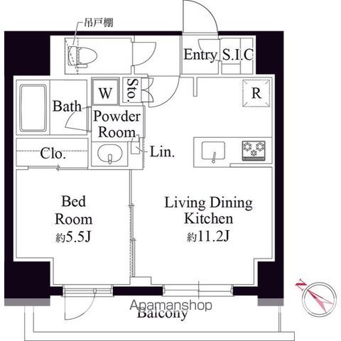 【グランパセオ銀座築地の間取り】