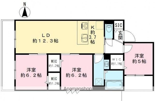MAISON DE RAYの間取り写真