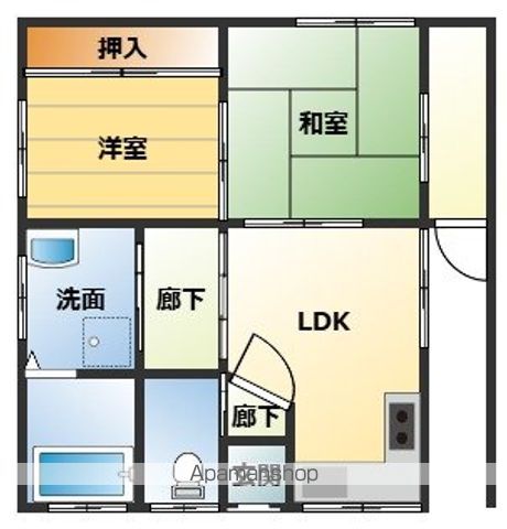 【北中島戸建の間取り】