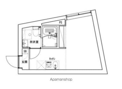 Ｌｕｄｅｎｓ椎名町[1R/20.13m2]の間取図