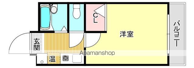 シャルマン六本松の間取り写真