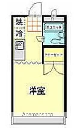 ジュネスいずみ[1K/17.41m2]の間取図