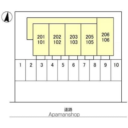 クリア上越[1K/26.44m2]の眺望