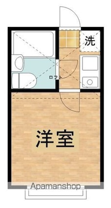 リマール東長崎[1K/13.06m2]の間取図