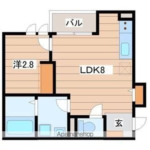 プルミエールJINNOの間取り写真