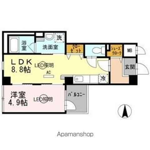 レジデンス高科の間取り写真