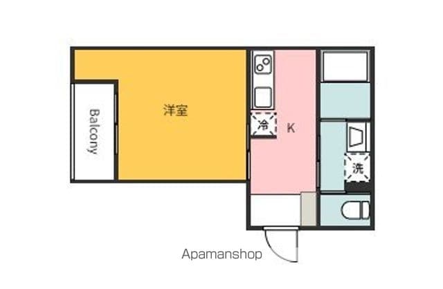 AZUR舟入南の間取り写真