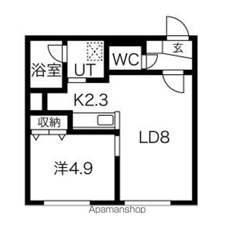 アモール円山の間取り写真