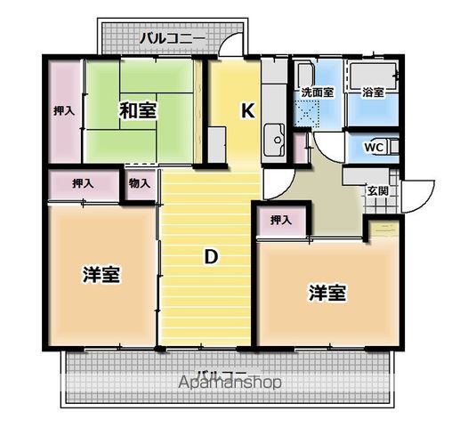 京都東山 405棟の間取り写真