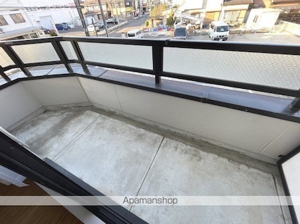 愛知県名古屋市西区城町[1K/25.2m2]のバルコニー