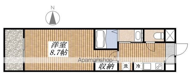 ヴィルノール国立の間取り写真