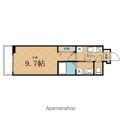 セグロ　３５８[1K/28.87m2]の間取図