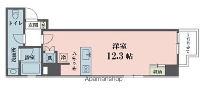 アムス四谷三丁目[1R/32.3m2]の間取図