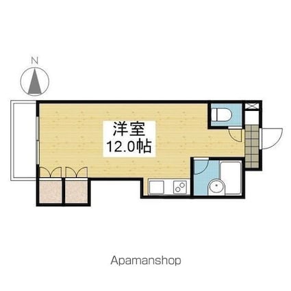 ｓｅｌｅコート一番館[1R/27m2]の間取図