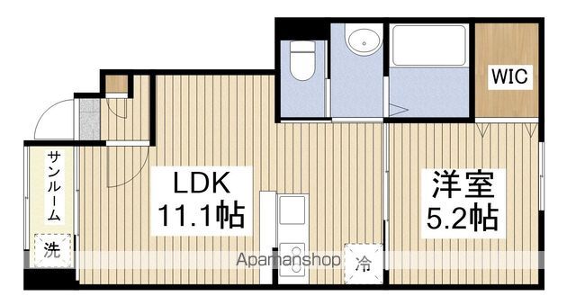 上越新幹線 新潟駅 徒歩13分 2階建 築10年の間取り写真