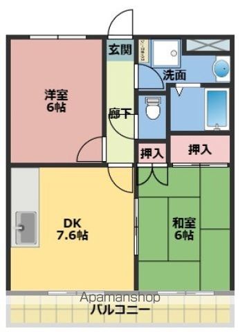 コンフォール高須の間取り写真