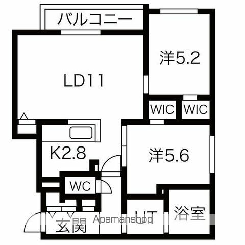 ELISEーLの間取り写真