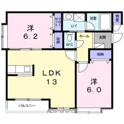 プロムナード桑園の間取り写真