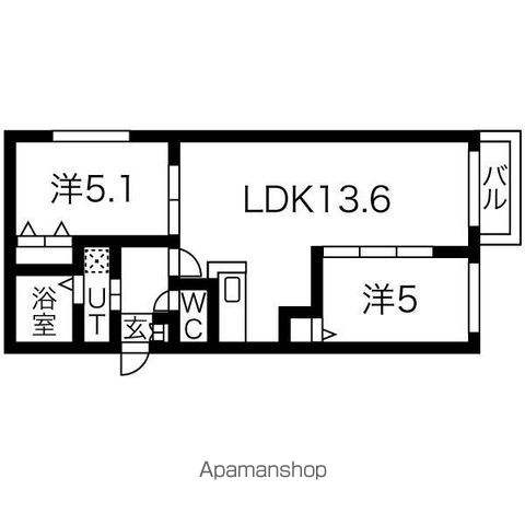 ラディーチェ元町の間取り写真