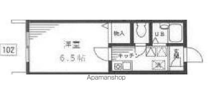東京都中野区野方４丁目[1R/20.09m2]の間取図