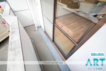 第２マンションふじ[1K/20.25m2]のバルコニー
