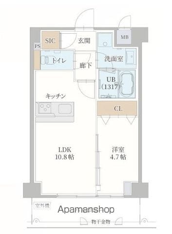 シャトー吉富の間取り写真