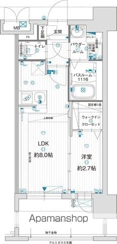 グランフォーレ千早プレミアの間取り写真