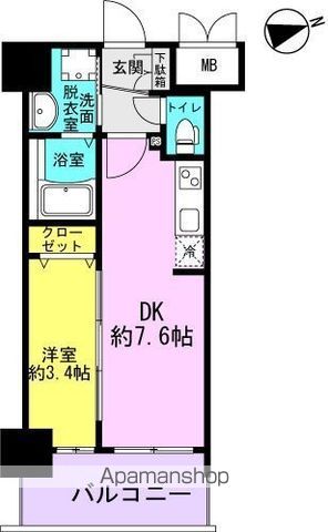MAXIV尼崎の間取り写真