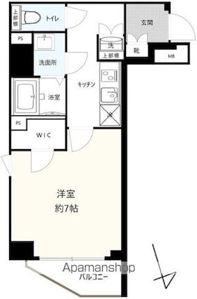 ミライズ早稲田レジデンス[1K/27.27m2]の間取図