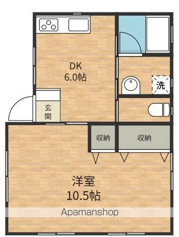 東海道本線 袋井駅 徒歩5分 1階建 築28年の間取り写真