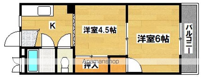 パレス帝塚山の間取り写真