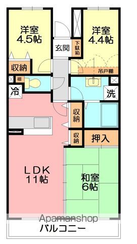 BELLEVUE壱番館の間取り写真