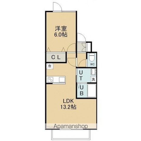 メゾン・ド・ラメールⅡ 302 ｜ 北海道北斗市七重浜３丁目8-29（賃貸アパート1LDK・3階・45.13㎡） その2