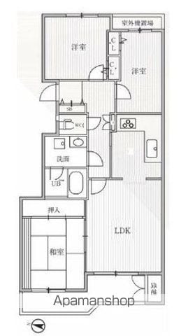 Ｔ’Ｓ　ＧＡＲＤＥＮ横浜反町 403 ｜ 神奈川県横浜市神奈川区中丸1-8（賃貸マンション3LDK・4階・77.10㎡） その2