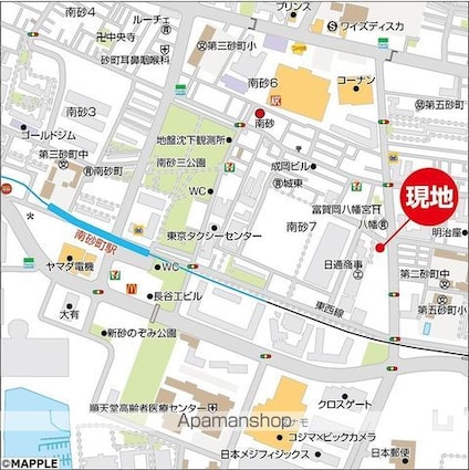 プライマル南砂[1K/25.29m2]の外観2