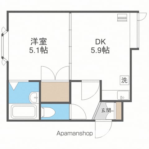 T’S HOUSE北27条の間取り写真
