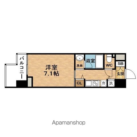 APEXUMEDAHIGASHIIIの間取り写真