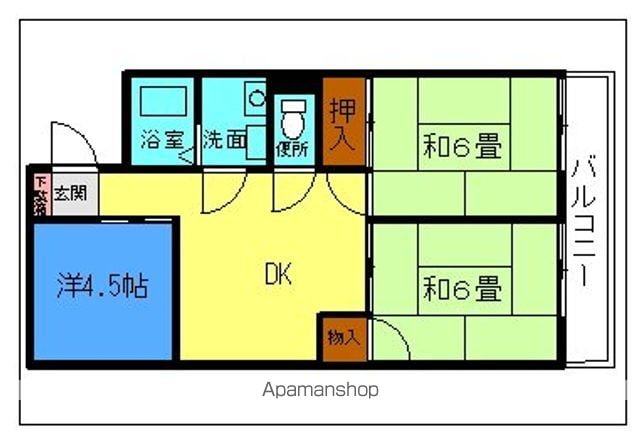 富士ハイムの間取り写真