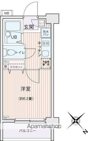 エコロジー都立大学レジデンスの間取り写真