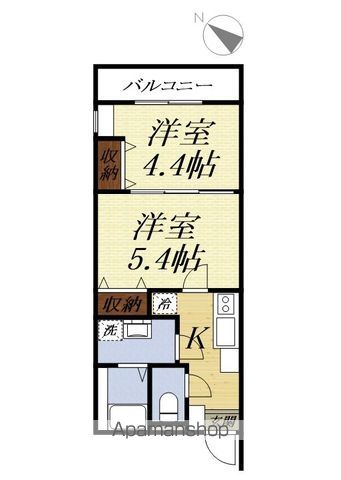REVENE小倉の間取り写真