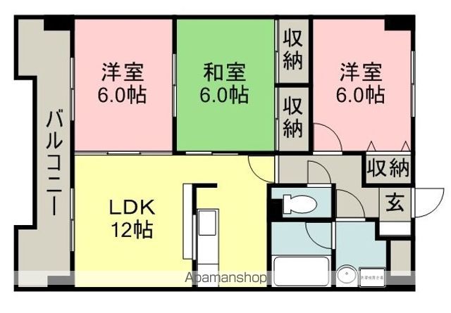 シェモワMの間取り写真