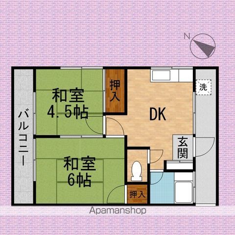 七福荘の間取り写真
