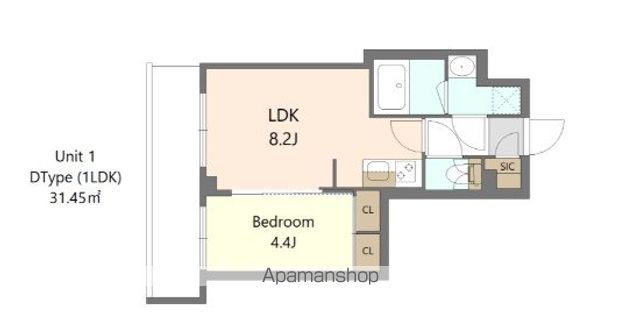 S−RESIDENCE高島平ASOLEAの間取り写真
