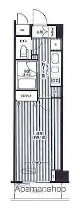 ステラメゾン荻窪[1K/24.66m2]の間取図