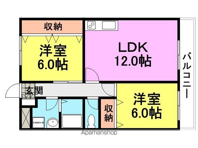 フリーダム中村の間取り写真