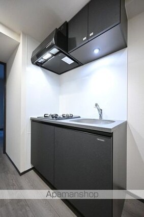 東京都目黒区東山２丁目[1K/25.44m2]のキッチン