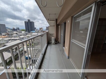 道後山本ビル[2DK/47.85m2]のバルコニー
