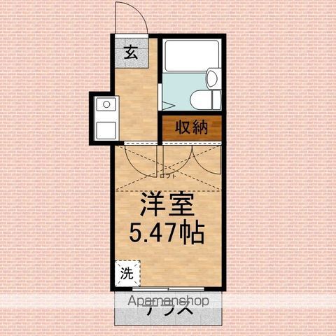 ヴァルム鶴瀬の間取り写真