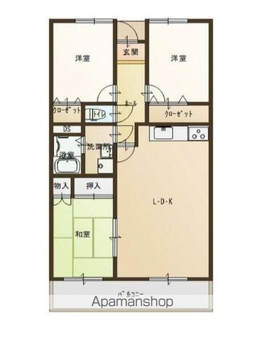 ロイヤルパレス天王台の間取り